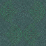 Bel Air Teal Fan Geometric Wallpaper - Advantage 4044-38027-1