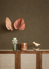 Bel Air Copper Fan Brown Geometric Modern Vinyl on Non Woven Wallpaper - Advantage 4044-38027-3