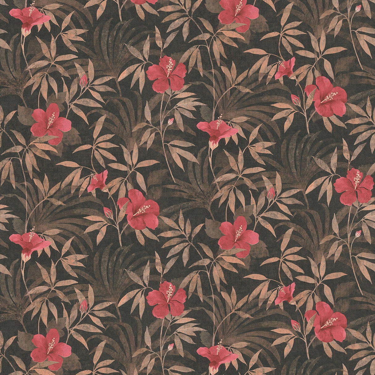Malecon Multicolor Floral Wallpaper with Vintage Botanical Pattern - Advantage 4044-38028-3