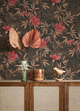 Malecon Multicolor Floral Wallpaper with Vintage Botanical Pattern - Advantage 4044-38028-3