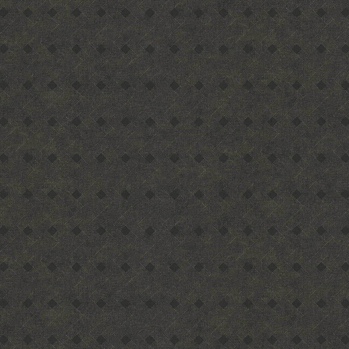 Peugot Black Geometric Wallpaper with Abstract Basketweave - Advantage 4044-38029-1