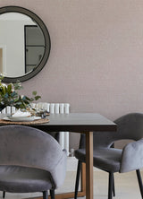 Tuckernuck Pink Linen Wallpaper with Faux Fabric Texture - A-Street Prints 4046-24272