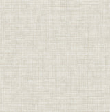 Tuckernuck Taupe Linen Wallpaper with Faux Woven Texture - A-Street Prints 4046-24273