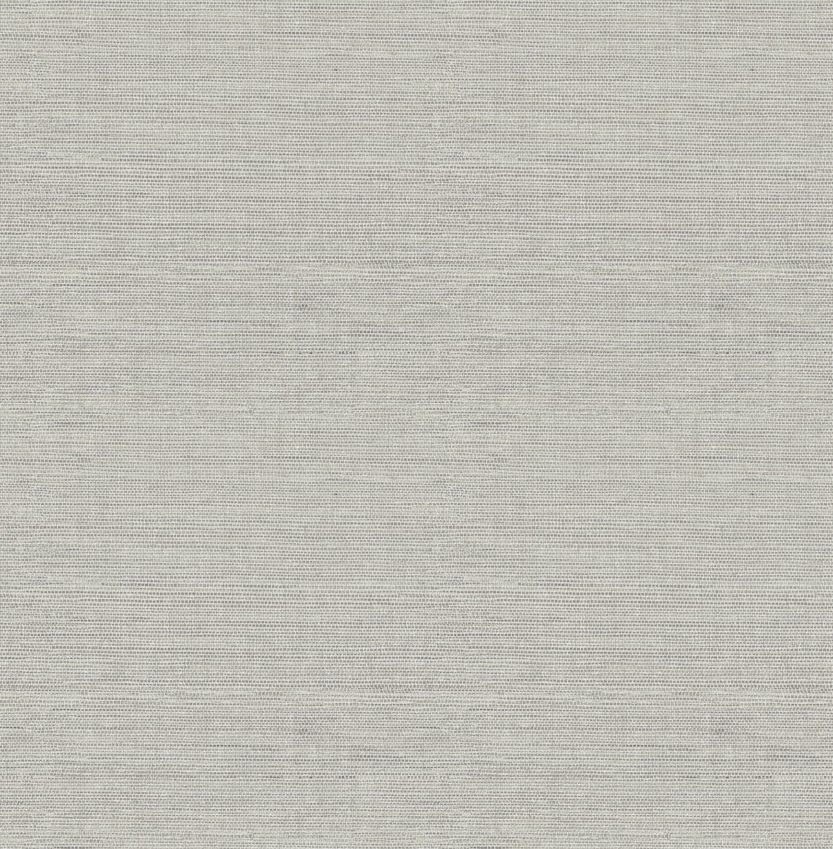 Agave Dove Faux Grasscloth Wallpaper with Raised Ink Texture - Brewster 4046-24279