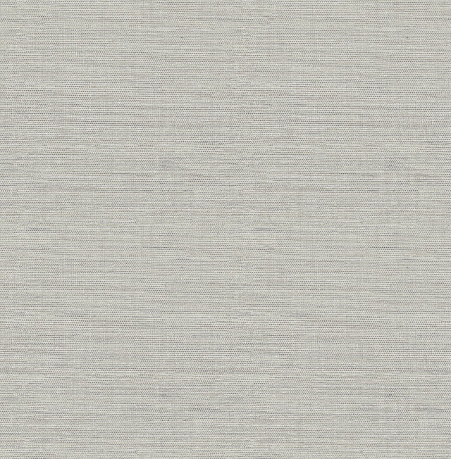 Agave Dove Faux Grasscloth Wallpaper with Raised Ink Texture - Brewster 4046-24279