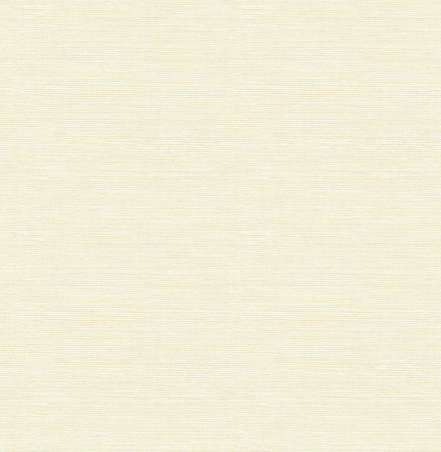 Agave Light Yellow Faux Grasscloth Wallpaper with Raised Ink Texture - Brewster 4046-24280