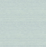 Agave Aqua Faux Grasscloth Wallpaper with Raised Ink Texture - A-Street Prints 4046-24282