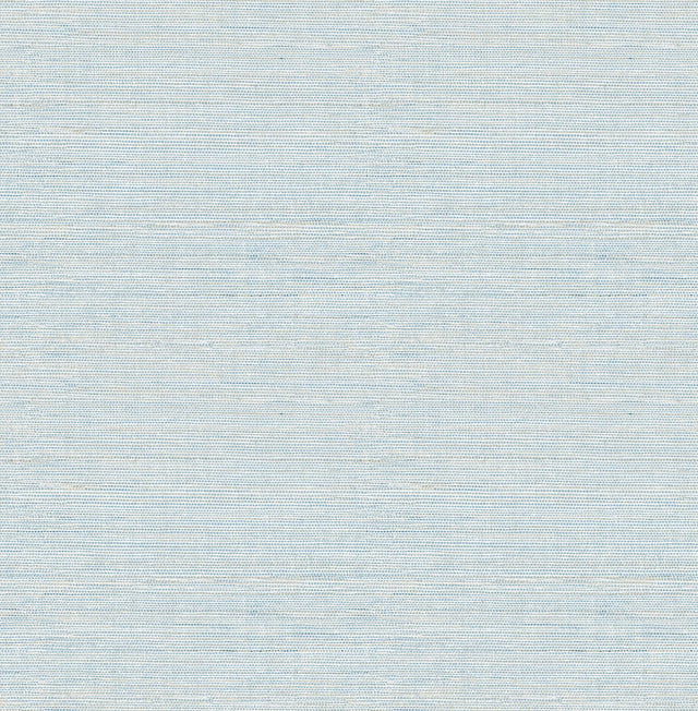 Agave Sky Blue Faux Grasscloth Wallpaper with Raised Ink Texture - A-Street Prints 4046-24283
