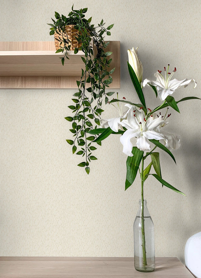 Mackintosh Cream Textural Wallpaper with Abstract Brushstroke Pattern - A-Street Prints 4046-26130