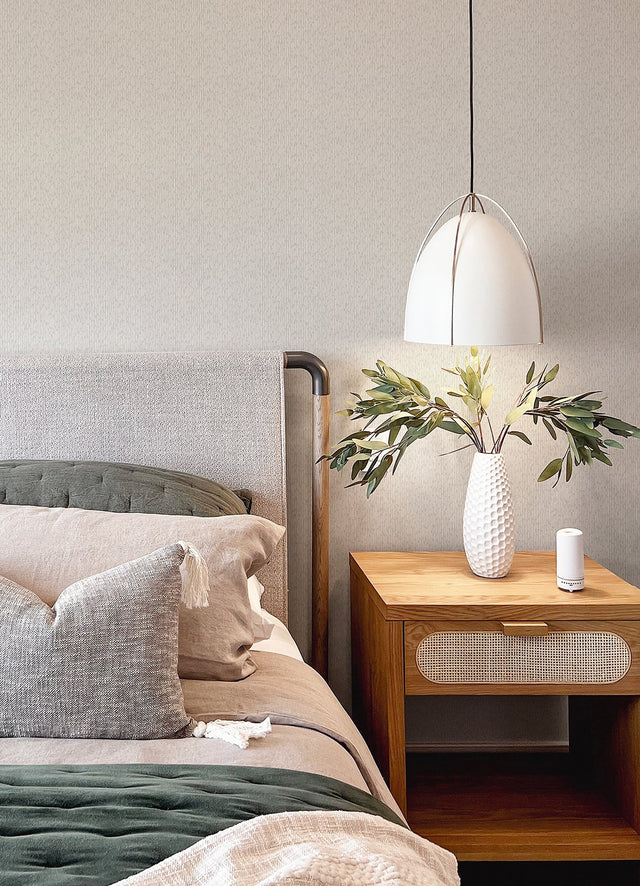 Mackintosh Light Grey Textural Wallpaper with Abstract Brushstroke Raised Ink - A-Street Prints 4046-26131