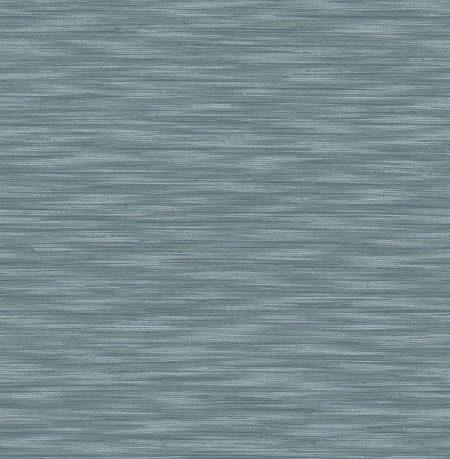 Benson Dark Blue Faux Fabric Wallpaper with Textured Raised Ink - A?Street Prints 4046-26154