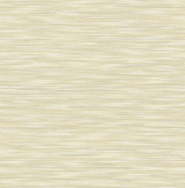 Benson Yellow Faux Fabric Wallpaper with Textured Raised Ink - A-Street Prints 4046-26156