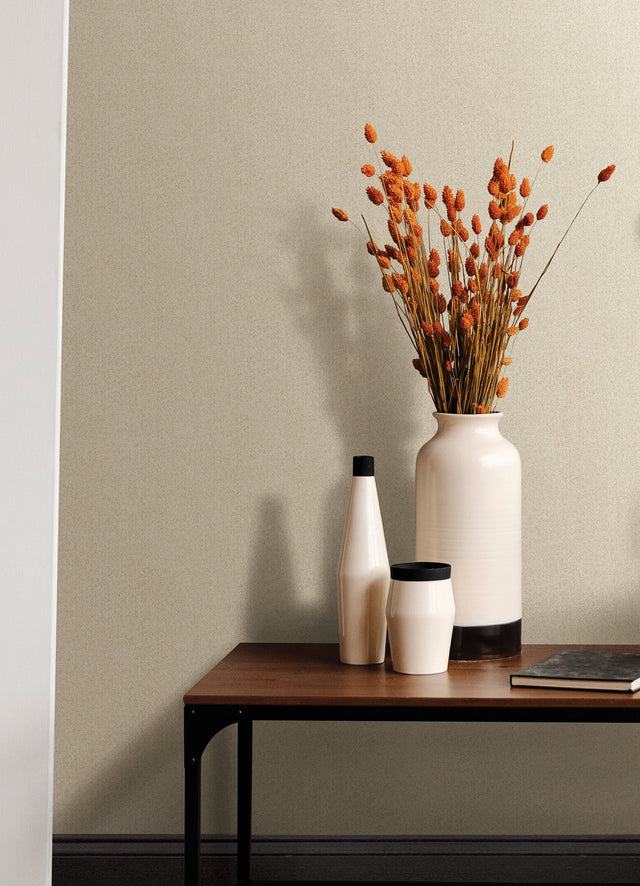 Ashbee Taupe Tweed Wallpaper with Raised Ink Chevron Texture - A-Street Prints 4046-26161
