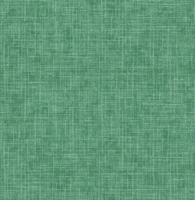 Emerson Jade Linen Wallpaper with Faux Fabric Crosshatch Texture - A-Street Prints 4046-26353