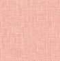 Emerson Coral Linen Wallpaper by A-Street Prints - faux woven linen texture in warm coral pink tones, unpasted non woven residential wallpaper