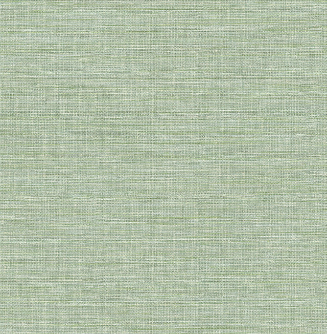 Exhale Light Green Texture Wallpaper with Faux Grasscloth Graphic Motif - A-Street Prints 4046-26457