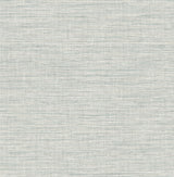 Exhale Seafoam Texture Wallpaper with Faux Grasscloth Graphics Motif - Brewster 4046-26461
