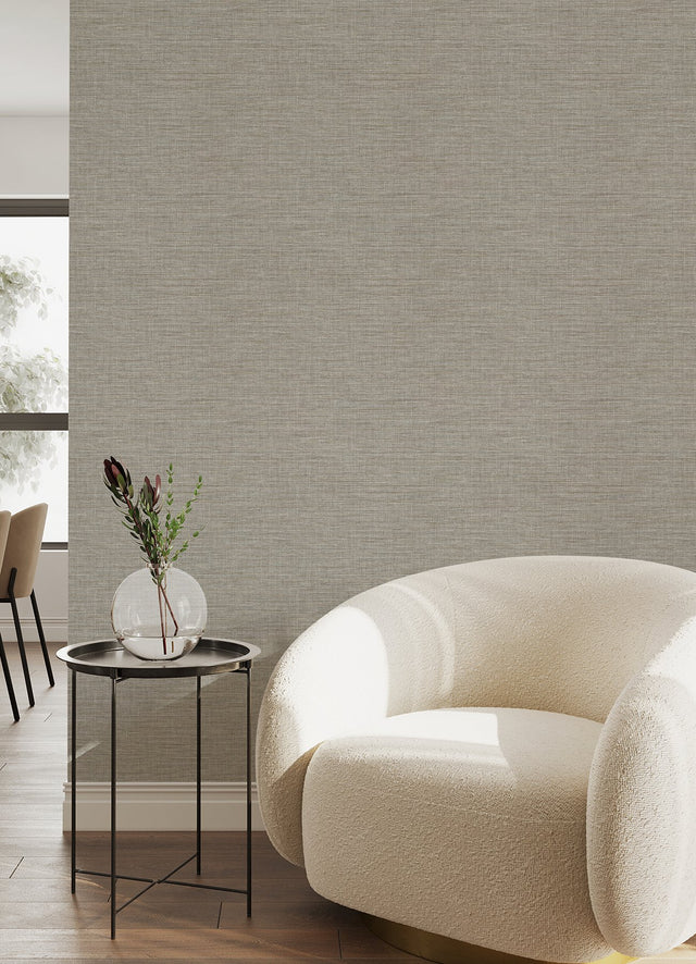 Exhale Stone Texture Wallpaper with Faux Grasscloth Basketweave - A-Street Prints 4046-26462
