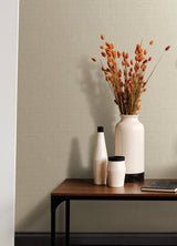 Lanister Cream Texture Wallpaper with Fabric & Woven Textures Motif - Brewster 4046-26499