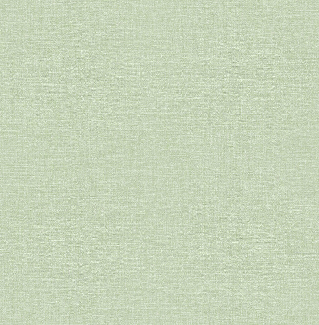 Glen Sage Texture Wallpaper with Faux Linen Fabric & Woven Texture - A-Street Prints 4046-M1695