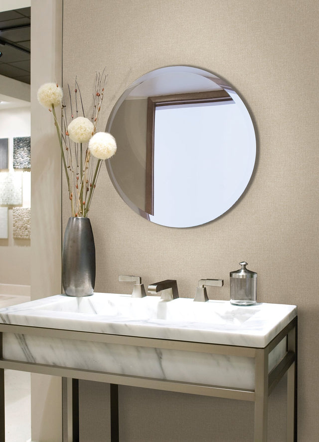 Glen Pearl Texture Wallpaper with Faux Linen Fabric & Woven Texture - A-Street Prints 4046-M1697