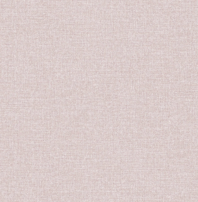 Glen Pink Texture Wallpaper with Faux Linen Fabric & Woven Textures, Transitional Style - A-Street Prints 4046-M1699
