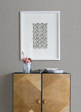 Glen Dark Grey Linen Wallpaper