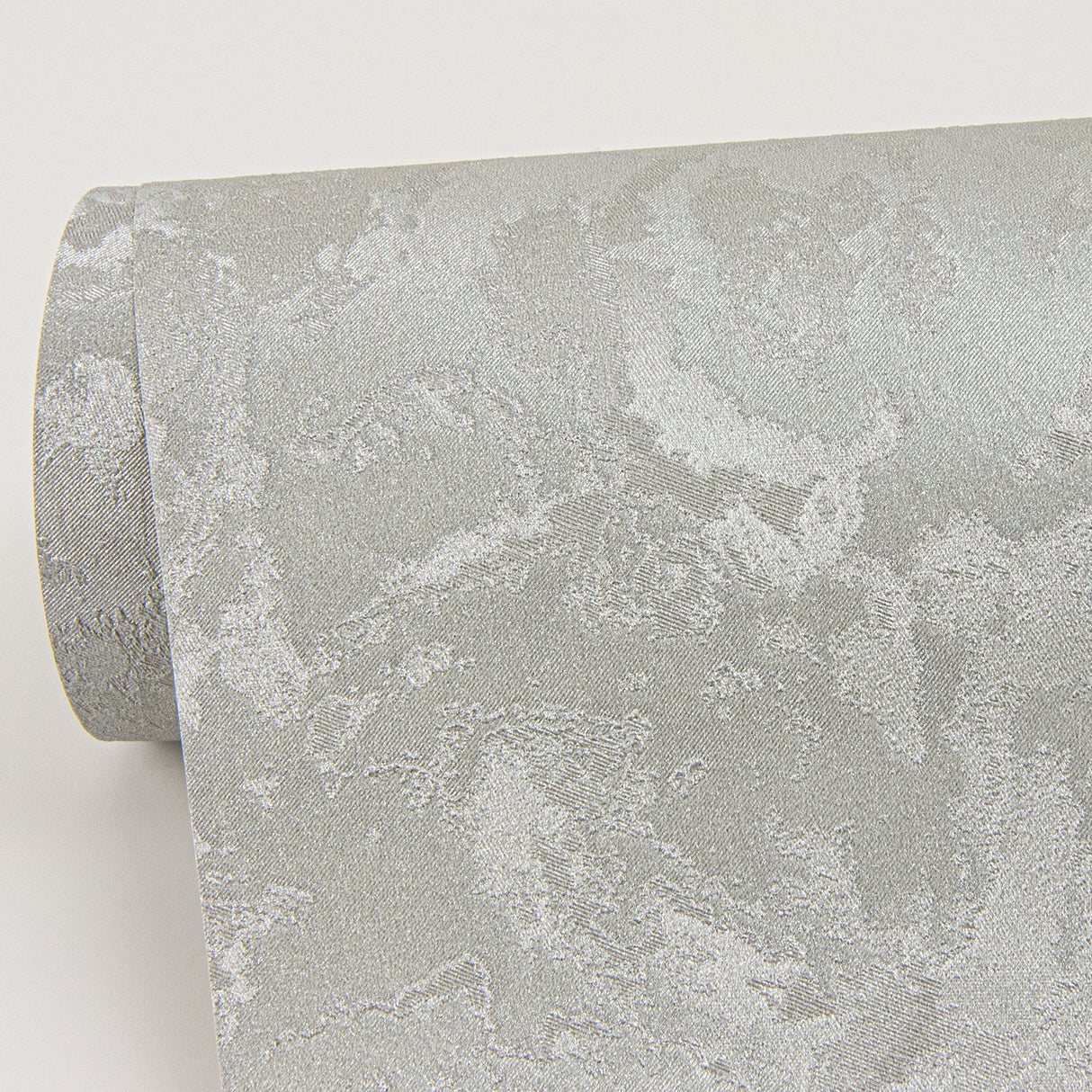 Francesca Pewter Texture Wallpaper with Plaster Effects Glam Motif - Sirpi 4058-21738