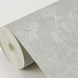 Francesca Pewter Texture Wallpaper with Plaster Effects Glam Motif - Sirpi 4058-21738