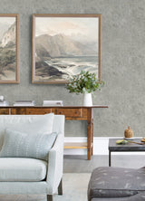 Francesca Pewter Texture Wallpaper with Plaster Effects Glam Motif - Sirpi 4058-21738