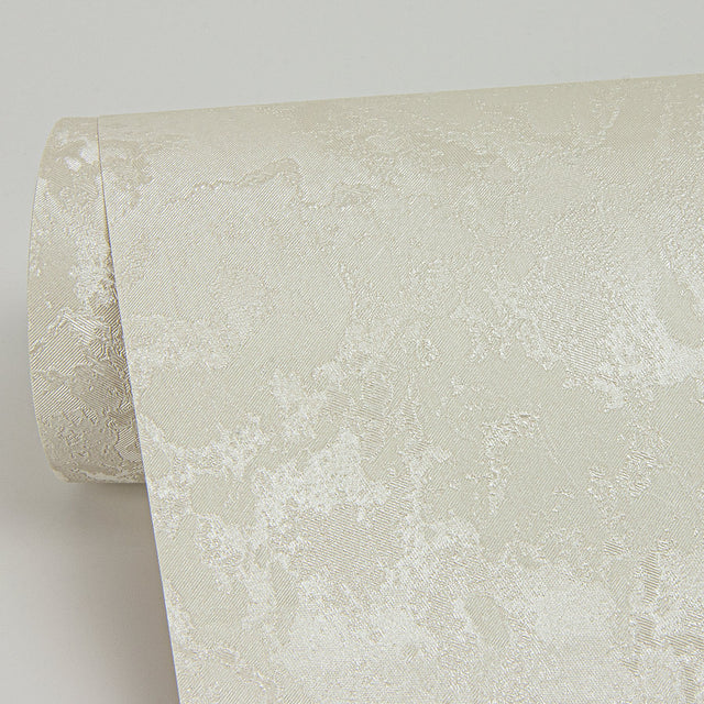 Francesca Cream Texture Wallpaper with Metallic Plaster Effects - Sirpi 4058-21739