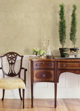 Francesca Gold Texture Wallpaper with Metallic Plaster Effects - Brewster 4058-21762