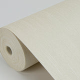 Pietra Cream Silk Textured Vinyl Wallpaper with Fabric & Woven Texture - Sirpi 4058-21764