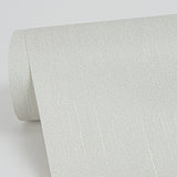 Pietra Silver Silk Wallpaper with Glitter Metallic Fabric Texture - Sirpi 4058-21765