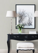 Pietra Silver Silk Wallpaper with Glitter Metallic Fabric Texture - Sirpi 4058-21765