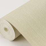 Pietra Gold Silk Wallpaper with Fabric Texture and Transitional Style - Sirpi 4058-21766
