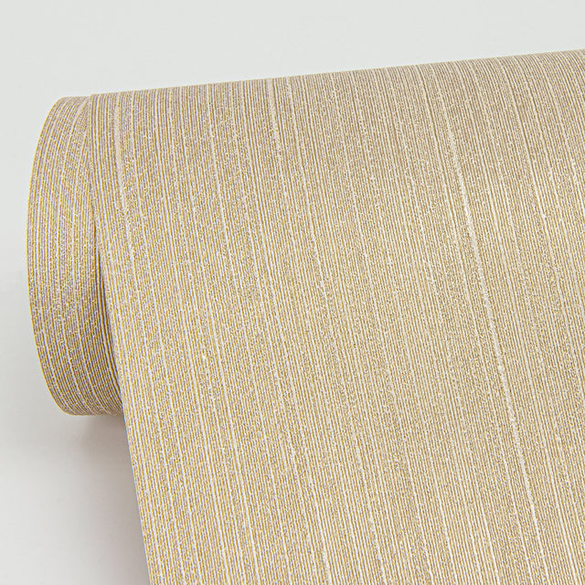 Pietra Copper Silk Wallpaper with Fabric & Woven Texture, Glitter Textured Finish - Sirpi 4058-21768