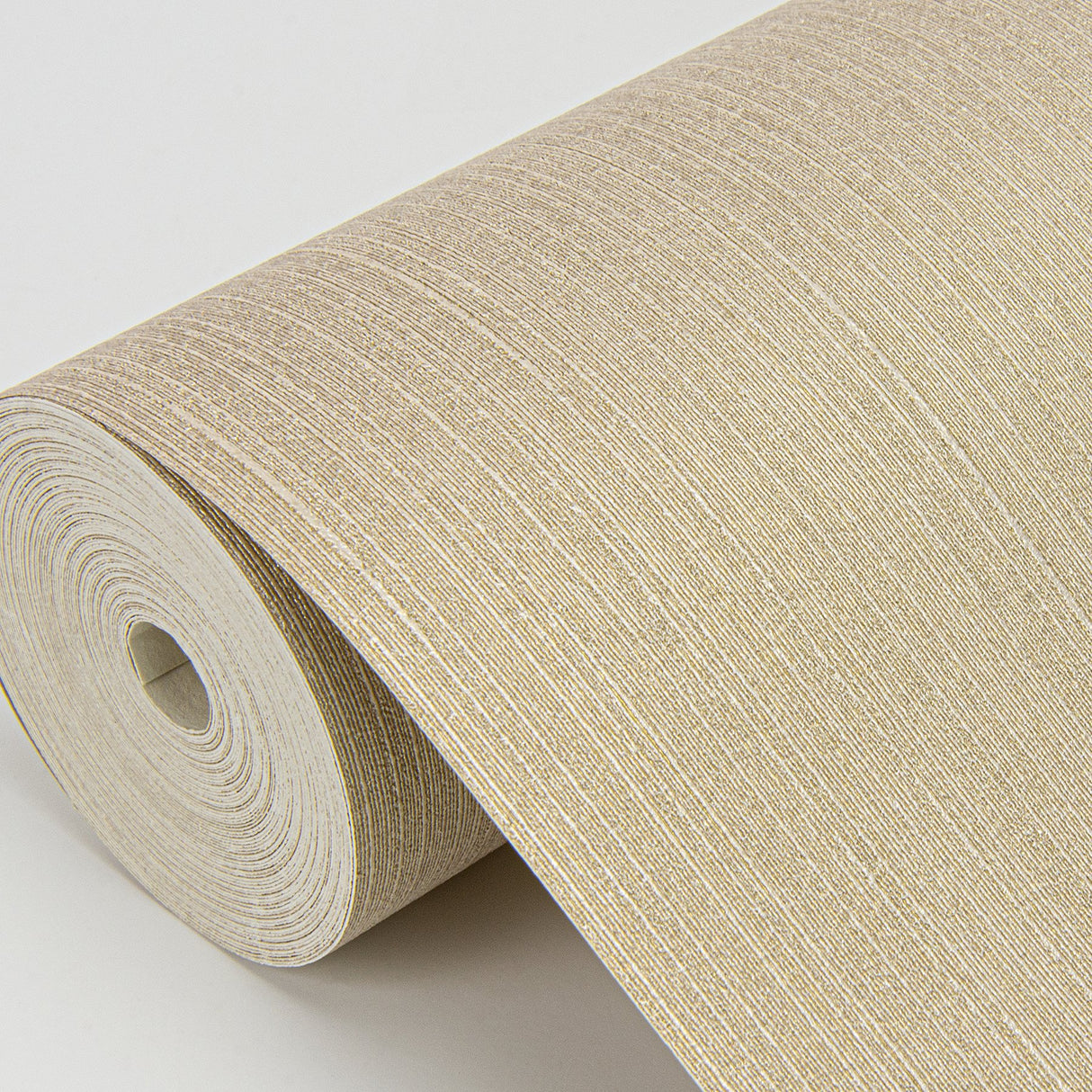 Pietra Copper Silk Wallpaper with Fabric & Woven Texture, Glitter Textured Finish - Sirpi 4058-21768