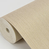 Pietra Copper Silk Wallpaper with Fabric & Woven Texture, Glitter Textured Finish - Sirpi 4058-21768