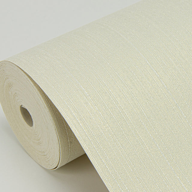 Pietra Light Yellow Silk Wallpaper with Fabric & Woven Texture, Transitional Style - Sirpi 4058-21769