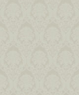 Renatta Cream Damask Wallpaper with Traditional Raised Ink Motif - Sirpi 4058-21776