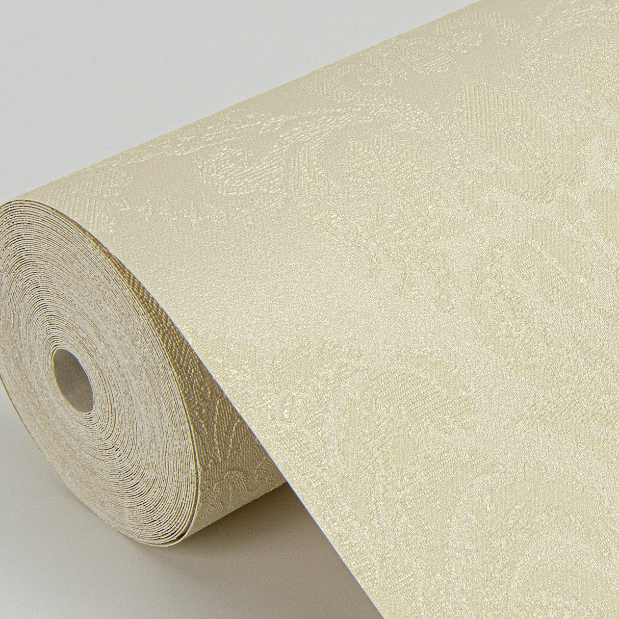 Renatta Gold Damask Wallpaper with Raised Ink Traditional Pattern - Sirpi 4058-21777