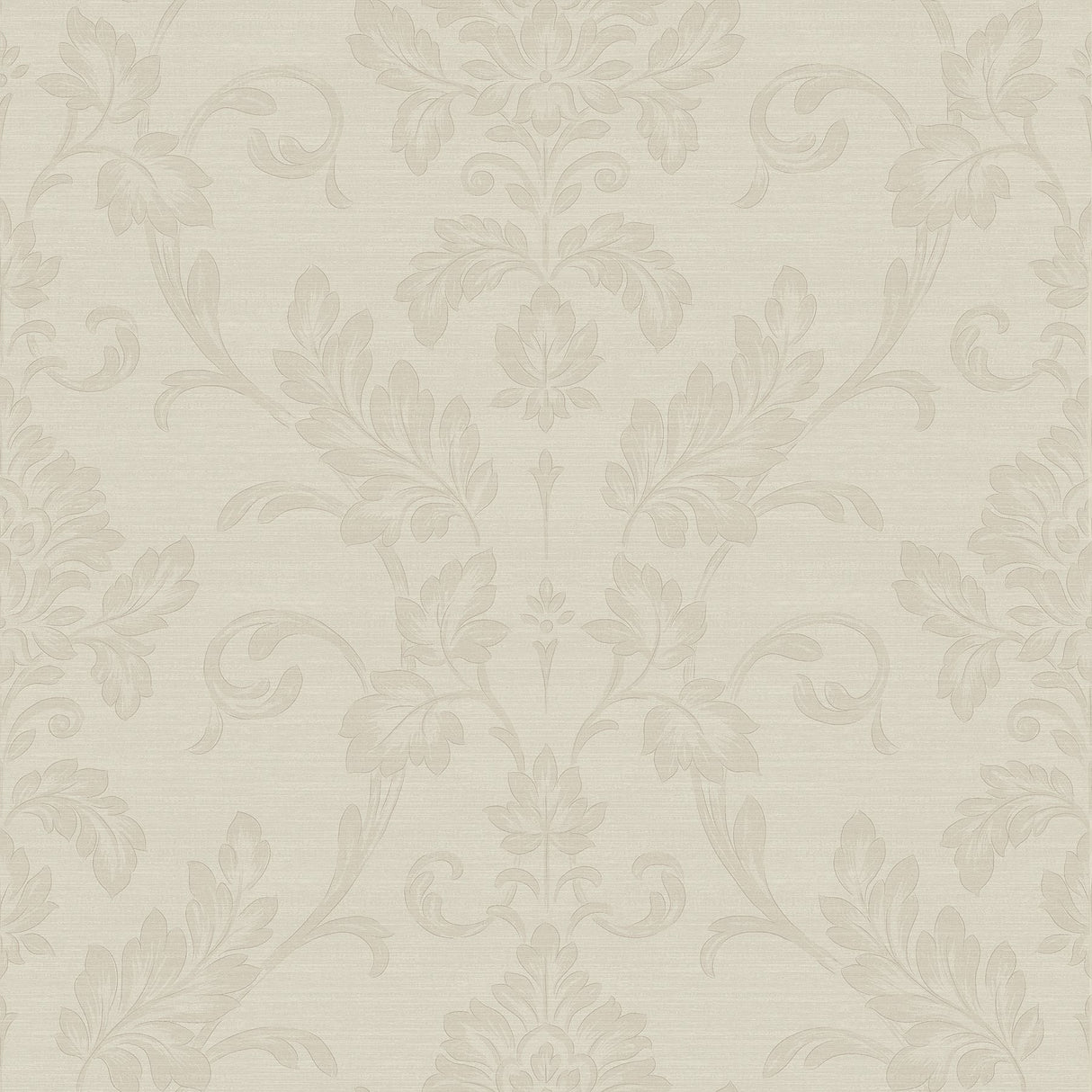 Antonella Rose Gold Scroll Damask Wallpaper with Metallic Raised Ink - Sirpi 4058-21787
