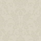 Antonella Rose Gold Scroll Damask Wallpaper with Metallic Raised Ink - Sirpi 4058-21787
