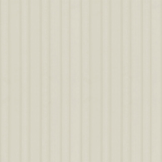 Zeta Cream Moire Stripe Wallpaper with Metallic Raised-Ink Stripes - Sirpi 4058-21793