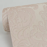 Betina Rose Damask Wallpaper with Metallic Textured Traditional Motif - Sirpi 4058-24805