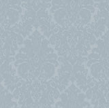 Betina Light Blue Damask Wallpaper with Metallic Textured Damask - Sirpi 4058-24806