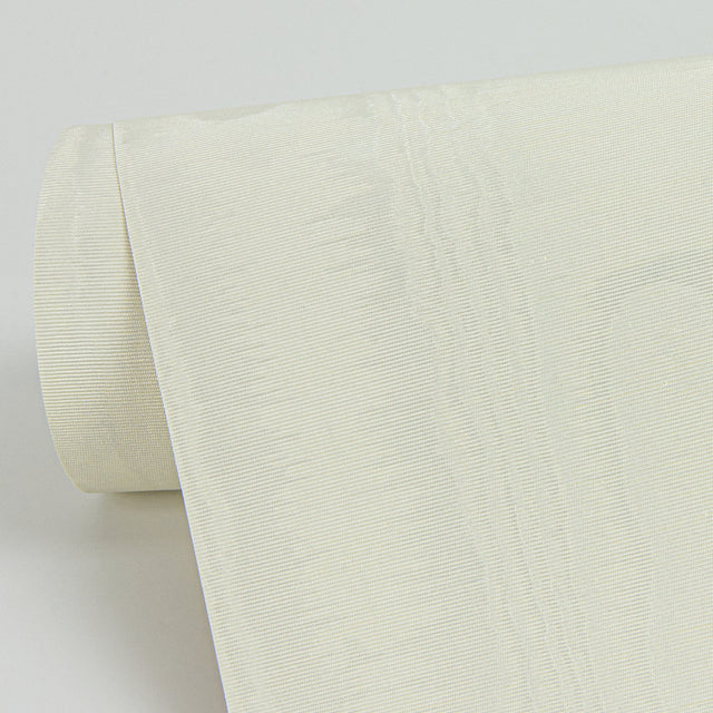 Angelina Light Yellow Moire Wallpaper with Glam Woodgrain Motif - Sirpi 4058-24812
