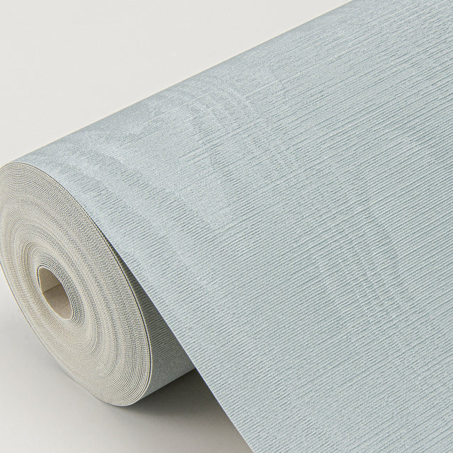 Angelina Light Blue Moire Wallpaper with Glossy Woodgrain Wave Texture - Sirpi 4058-24816