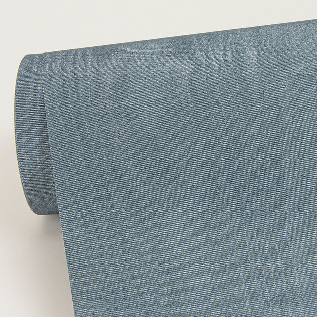 Angelina Denim Moire Wallpaper with Glam Metallic Woodgrain Motif - Sirpi 4058-24817